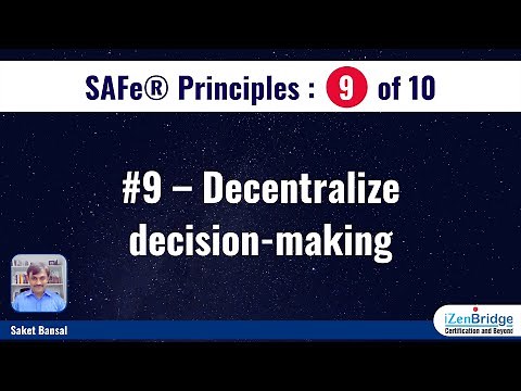 SAFe® Principles | #9 – Decentralise decision-making | SAFe®