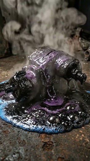 Magic Blue Foam RESTORES Rusted Steering Box in 8 Secs! 🚙🔥#shorts