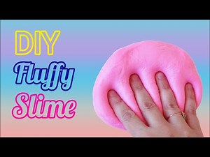 How to make DIY Fluffy Slime || No shaving cream