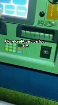 Clone credit card atm cashout method (cloning and skimming )