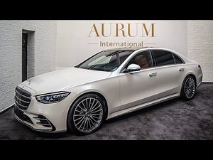 [2021] Mercedes Benz S400d designo diamantweiss / sienabraun Walkaround by AURUM International [4K]