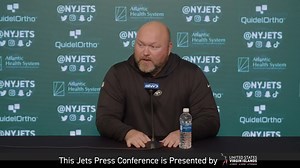 GM Joe Douglas on the practice squad signing of veteran OL Rodger Saffold. | New York Jets