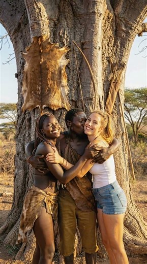 City Girl Steals the Tribe's Heart! 🥰🌳 #PrimalChaba #Hadzabe