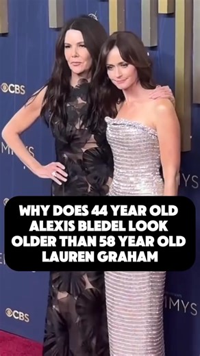 Why does 44-year-old Alexis Bledel look older than 58-year-old Lauren Graham The truth behind this is heartbreaking!#alexisbledel #laurengraham #emmy #foryou #celebrity #fyp #tiktok #usa | Sophia 336