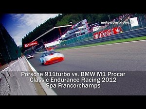 Porsche 911turbo vs. BMW M1 Procar