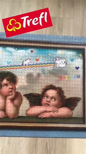 FINAL Puzzle trefl 9000 d #shorts #puzzle #hobby #puzzles #trefl #пазл #puzzleblogger #art