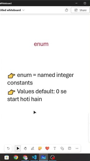 enum in C 🔥 Easy Explanation with Example | #shorts