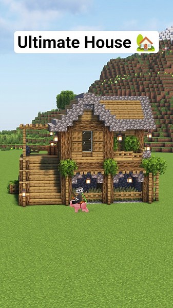 Ultimate Oak House in MINECRAFT 🏡✨