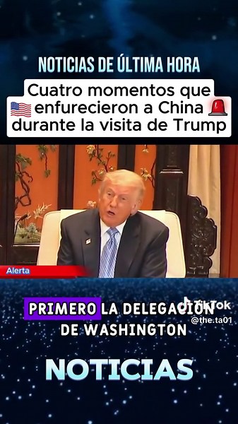 El adiós abrupto de Trump desde Beijing: fracaso diplomático por violar el protocolo chino.#ErrorDiplomático#Trump#eeuu#Noticiasusa#AdiósSinRespeto