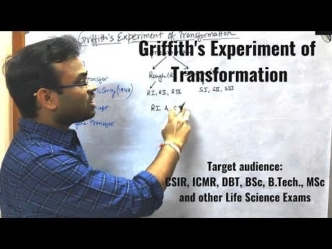 Griffith's experiment of Transformation