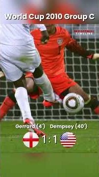 England vs United States | World Cup 2010 Group C