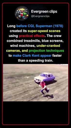 How Superman's Super Speed Worked Before CGI #movie