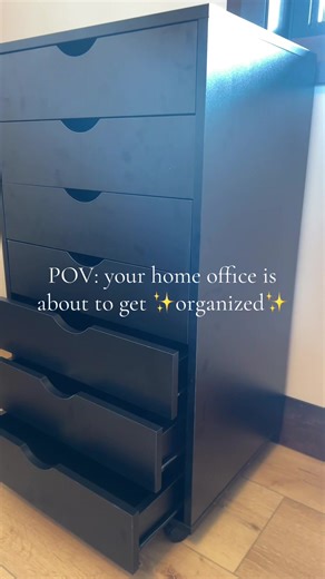 This 7 drawer wooden filing cabinet just upgraded my entire home office setup. 🤎 Tons of storage for paperwork, office supplies, and daily clutter — without sacrificing style. Perfect for small spaces, work from home moms, and anyone building a cozy office aesthetic. #WoodenFilingCabinet #7DrawerCabinet #HomeOfficeOrganization #OfficeStorage