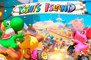 Tienes que ver el nuevo circuito de Yoshi's Island en Mario Kart 8 Deluxe, porque es una absoluta genialidad