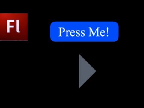 Flash Tutorial: Basic Button Properties. (Rollover, Hit State, etc) -HD-