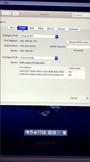 How to Change Your IP Address on a MacBook #shorts #ipaddress #macbook