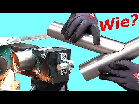 HOW does a PIPE GRINDER work? | HBM 2 in 1 Belt Sander ￼