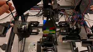 Fastest robot to solve a 4x4x4 rotating puzzle cube 45.30 seconds by Matthew and Thomas Pidden