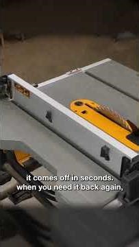 Bigger control for smaller saws...instantly! Woodpeckers Compact Auxiliary Rip Fence