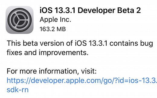 iOS 13.3.1Beta 2测试版体验，修复不少问题，但杀后台依旧存在
