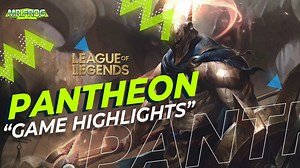 Hello Armies!! For today's highlights, we have Pantheon from League of Legends. Pantheon is frequently played in the Support position. You will use Domination runes; it will help you deal physical damage, and you will be focusing on building enough damage to be a threat while being able to survive the team fight dive. Combined with the Diver playstyle, this is an easy-to-play champion in the League of Legends. What do you think of this Champion and my gameplay? Comment below! Follow and subscrib