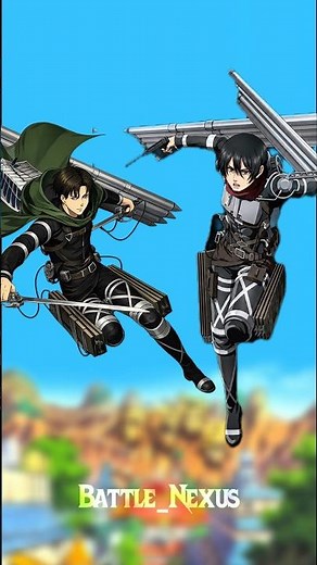Levi Ackerman Vs Mikasa Ackerman. #shorts #viral #shortsfeed #attackontitan