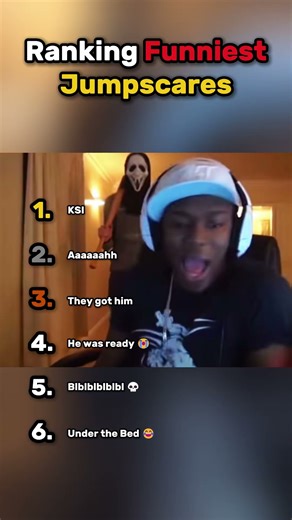 Ranking FUNNIEST Jumpscares 😂