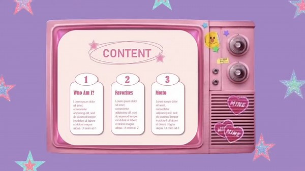 Y2k Themed Self-Introduction PowerPoint - Creative and Eye-catching