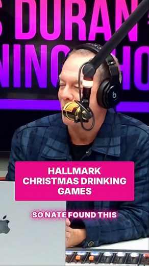 Would you play a Hallmark Christmas movie drinking game? what rules would you add? take a shot for a mistletoe, sip for mentioning hometown, double shot for hot military guy in pickup truck. 🎄 🥂 #hallmarkchristmasmovies #hallmarkmovies #drinkinggames | Y100 MIAMI