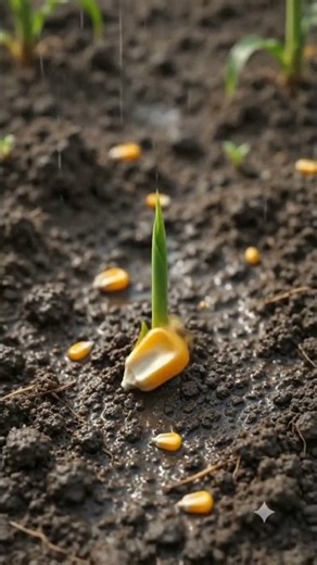 From Rotten Corn to a Field of Golden Corn 🌽🌱 | Amazing Nature Time-Lapse #timelapse #shorts