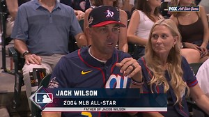 The first father-son shortstop duo in All-Star Game history, Jack and Jacob Wilson were both mic'd up during the 3rd inning! | MLB
