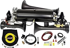 Kleinn Air Horns RAM1500-734 Onboard Air and Train Horn System, Black