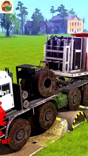 MudRunner Gameplay | Dangerous Mud Road Truck Challenge 🚚🌧️ #mudrunner #mudrunner