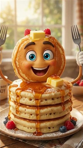 Before You Eat Pancakes… Watch This! #balancing #healthylifestyle #food#nutrition #funny