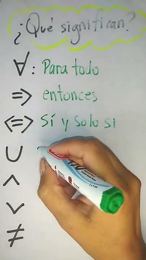 Símbolos matemáticos. Qué significan?