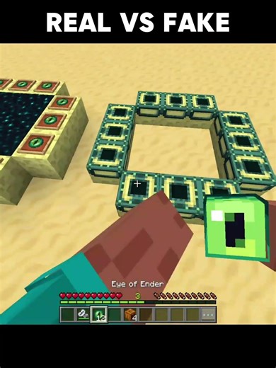 REAL or FAKE? 🤔 Minecraft Edition | #shorts