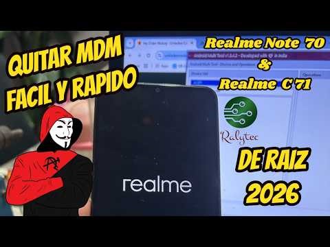 Unlock Realme Note 70 and C71 MDM from Root with AMT, Easy Method 2026