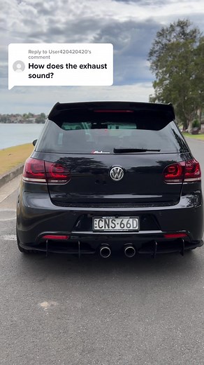 Modified VW Golf MK6 with AK47 Exhaust Sound