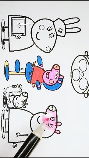 Peppa Pig Coloring, 231 #peppapig #peppapigdrawing
