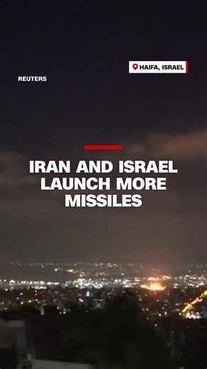 206K views · 2.5K reactions | Iran launched a new barrage of missiles at Israel Sunday evening, with an explosion seen in the coastal city of Haifa. Israel said it began another series of strikes on military targets across Iran. Tap the link to follow live updates: https://cnn.it/4laDEJi | CNN International | Facebook
