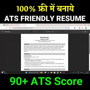 15K views · 116 reactions | ATS Friendly Resume #resume #cv #technology #viral | STP Computer Education | Facebook