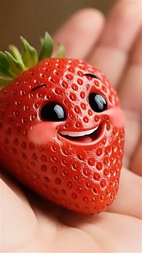 Which one is your favorite? 🍓🍎🥚 #shorts #asmr #cute #food #satisfying