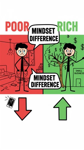 The Difference Between Poor and Rich Mindset.