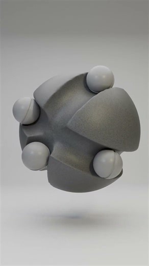 Rolling Balls on Stone Loop Animation| Smooth and Satisfying Motion #loopanimation #3danimation