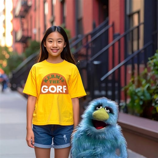 Kermit the GORF T-shirt Design From Classic Sesame Street Wonderful World of T-shirts Sketch! - Etsy