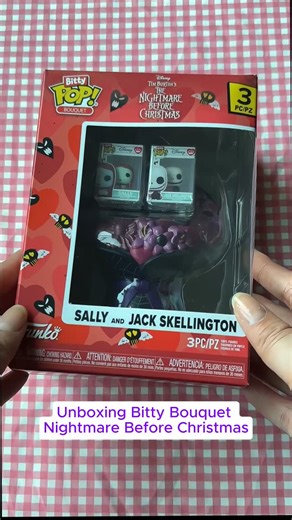 Funko on Instagram: "Roses are red, night is black, give the perfect gift of Sally and Jack! 💀🖤#BittyPOP's The Nightmare Before Christmas bouquet is delightfully dark for every spooky lover."