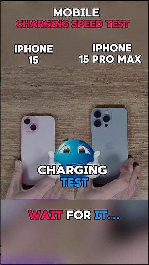⚡☠️💥IPHONE 15 VS IPHONE 15 PRO MAX CHARGING SPEED TEST!!