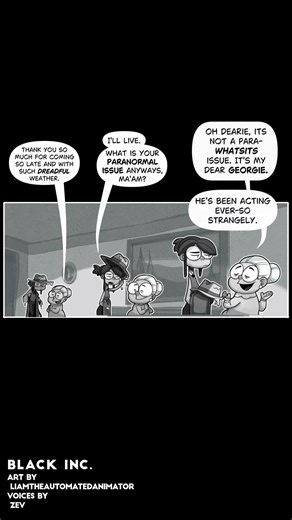 "Black Inc." New Paranormal Webcomic 01