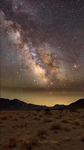 You Won’t Believe This Milky Way in Death Valley 🌌 | 4K Timelapse #Shorts