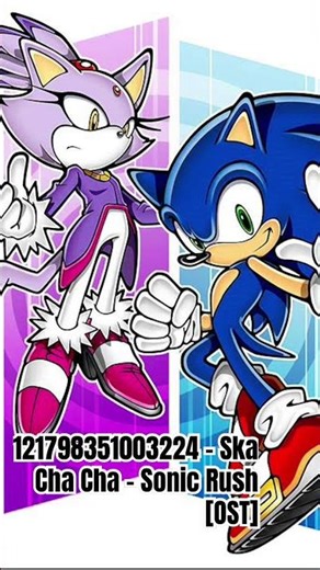 Ska cha cha Roblox Id #sonic #sonicthehedgehog #roblox